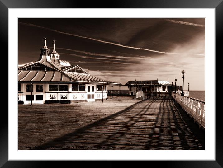 Llandudno pier Framed Mounted Print by Stephen Wakefield