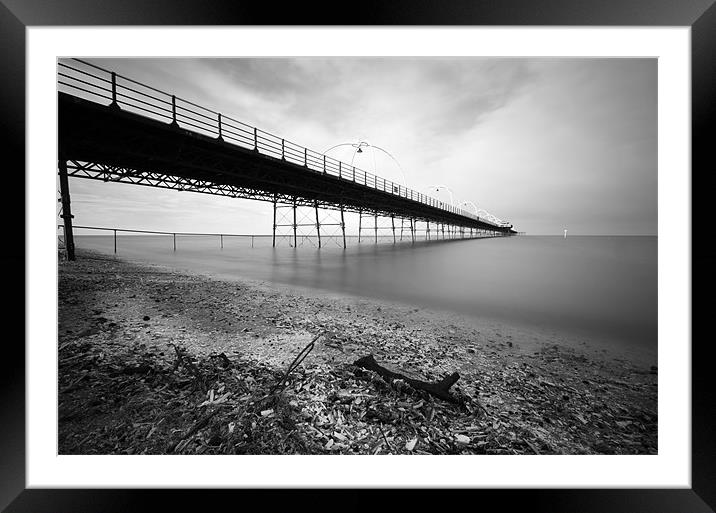 Pier at Southport Framed Mounted Print by Wayne Molyneux