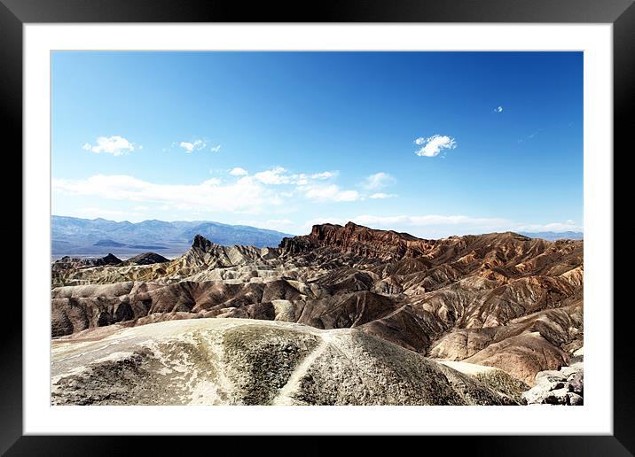 Death Valley ... Framed Mounted Print by Catherine Kiely