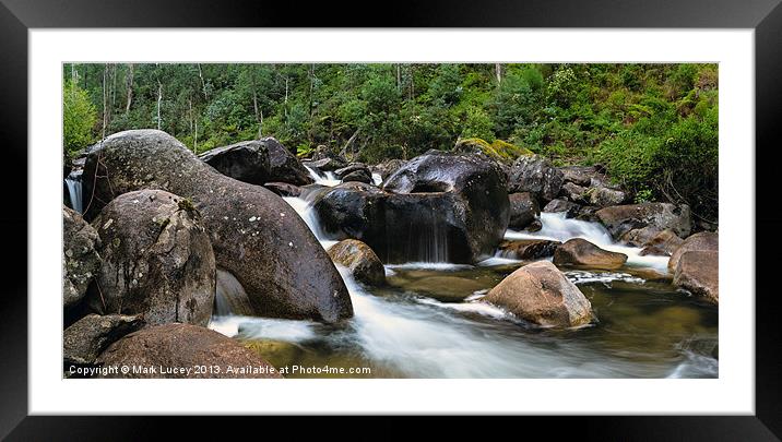 Natural Coolant Framed Mounted Print by Mark Lucey