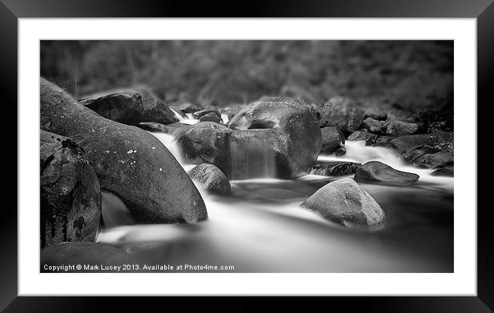 Mystic in the Mountain Framed Mounted Print by Mark Lucey