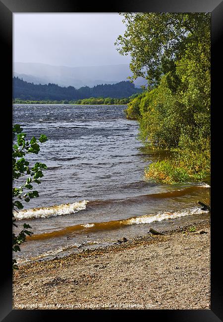 Loch Venachar Framed Print by Jane McIlroy