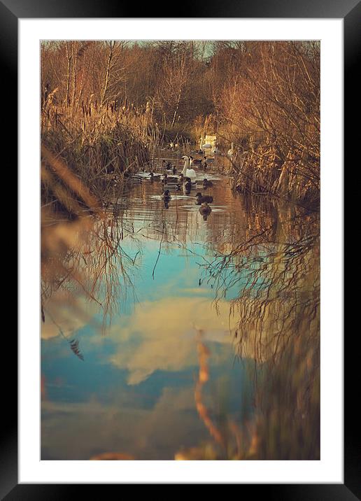 River to the sky Framed Mounted Print by Castleton Photographic