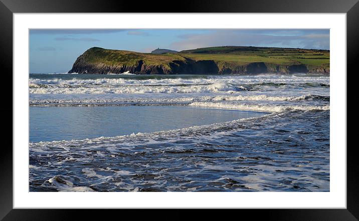 Kinard beach Framed Mounted Print by barbara walsh