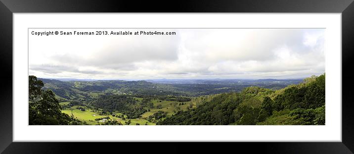 Montville Framed Mounted Print by Sean Foreman