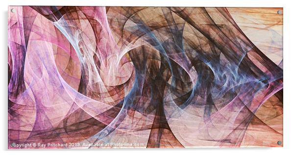 Abstract Swirls Acrylic by Ray Pritchard