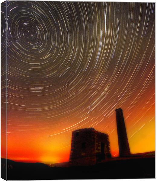 Snuff The Wind Star Trails Canvas Print by Daniel Chambers