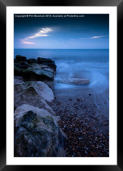 Around the rocks Framed Mounted Print by Phil Wareham