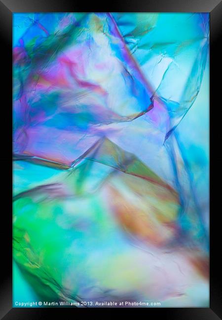 Abstract Symbiosis Framed Print by Martin Williams