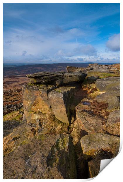Stanage End Print by Jonathan Swetnam