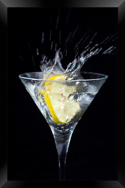 Martini drink Framed Print by Justyna studio