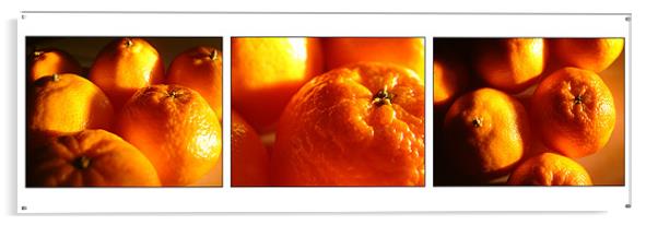 Clementines  Acrylic by Bev Evans