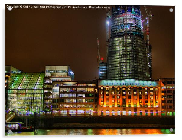 Building The Shard Acrylic by Colin Williams Photography