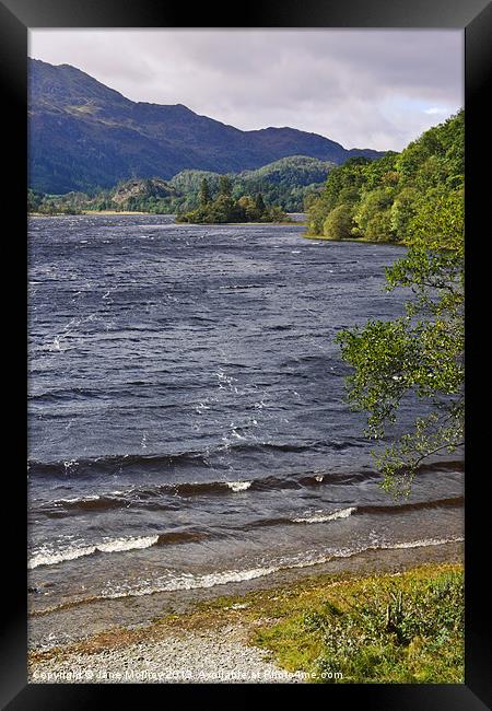 Loch Achray, The Trossachs, Scotland Framed Print by Jane McIlroy
