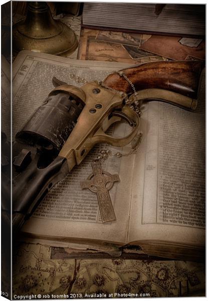 MY FAITH WILL PROTECT ME Canvas Print by Rob Toombs