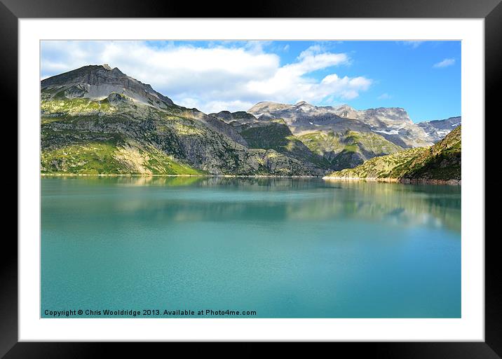 Lac DEmosson Framed Mounted Print by Chris Wooldridge