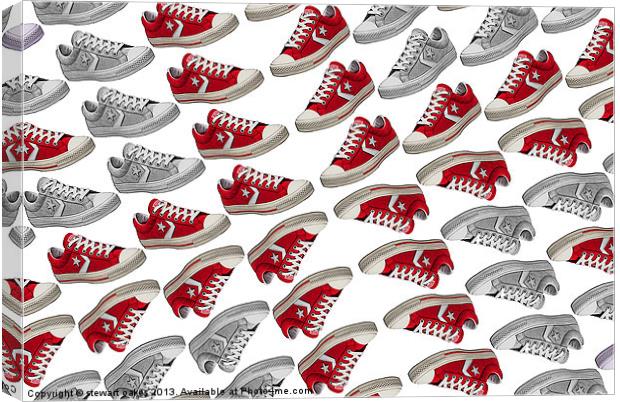 Its all about feet collection 11 Canvas Print by stewart oakes