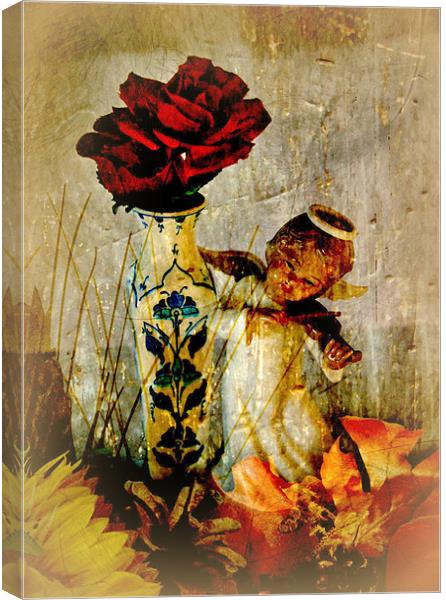 Angelic Roses Canvas Print by Jacqui Kilcoyne