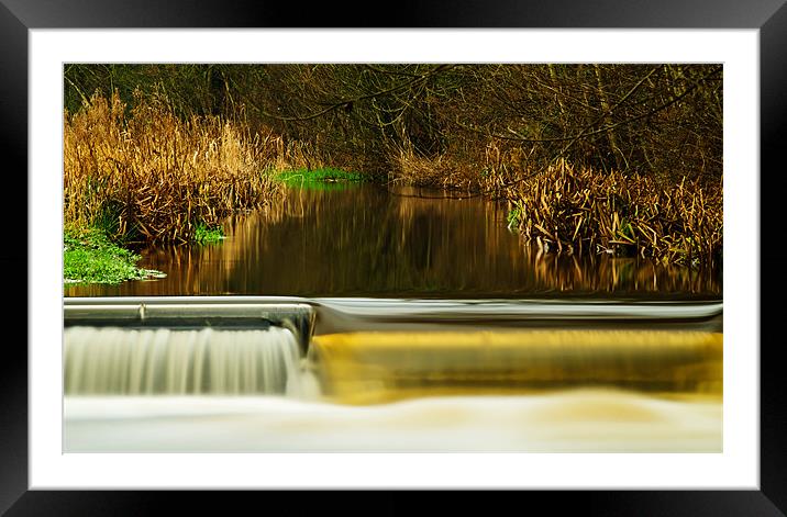 Forge Valley Flow Framed Mounted Print by Jonathan Parkes