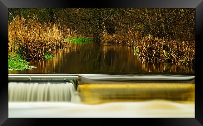 Forge Valley Flow Framed Print by Jonathan Parkes