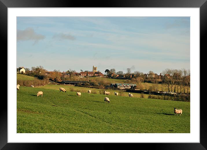 Wingrave, Buckinghamshire Framed Mounted Print by graham young