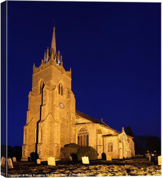 St Peter and St Paul, East Harling Canvas Print by Mark Bunning