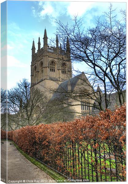 Merton college Chapel Canvas Print by Chris Day