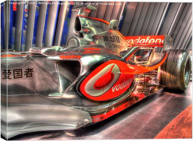 One Careful Owner ! - Lewis Hamilton Canvas Print by Colin Williams Photography