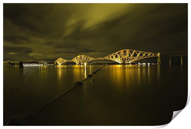 Forth Rail Bridge Scotland Print by Buster Brown