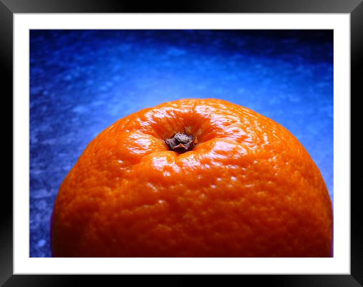Orange. Framed Mounted Print by Jazz Doughty