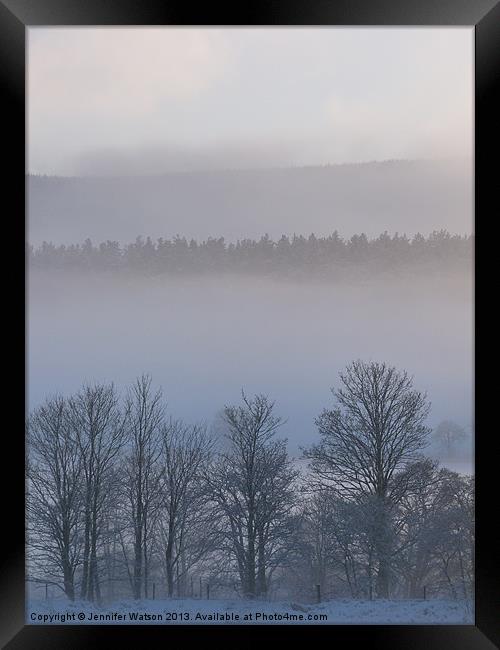 Winter Mist 1 Framed Print by Jennifer Henderson