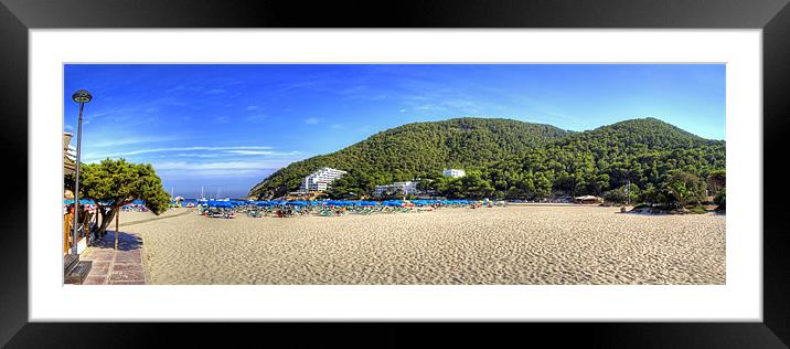 Cala Llonga Sands Framed Mounted Print by Tom Gomez
