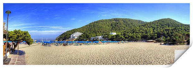 Cala Llonga Sands Print by Tom Gomez