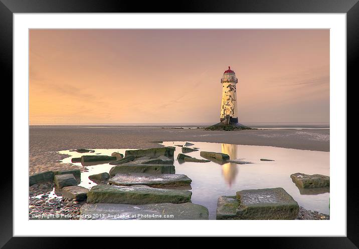 Talacre Lighthouse Framed Mounted Print by Pete Lawless