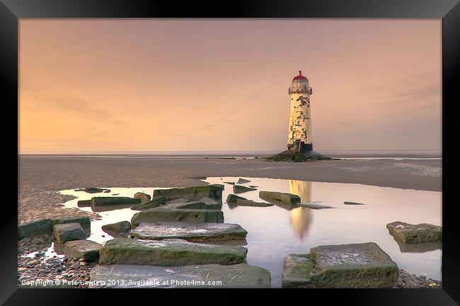 Talacre Lighthouse Framed Print by Pete Lawless
