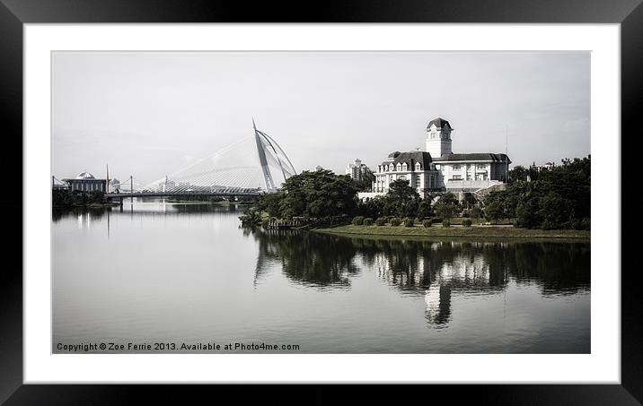 Istana Darul Ehsan Framed Mounted Print by Zoe Ferrie