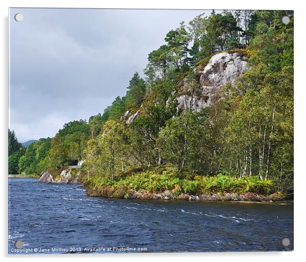 Loch Katrine, the Trossachs, Scotland Acrylic by Jane McIlroy