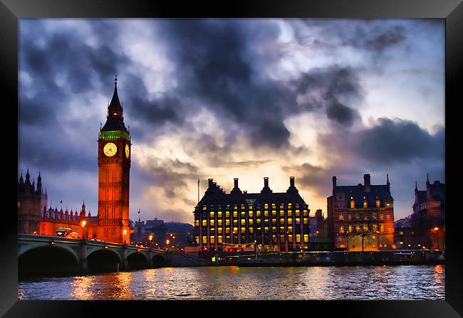 Big Ben Framed Print by Maria Tzamtzi Photography