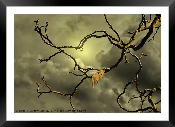 Time Slipping Away Framed Mounted Print by Christine Lake