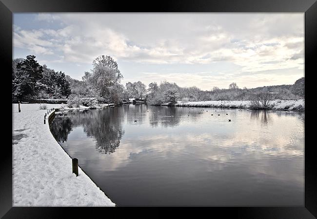 Winter on Coltishall Common Framed Print by Paul Macro