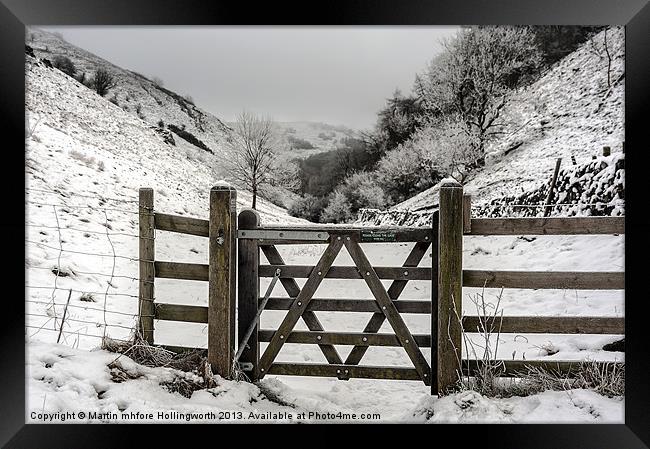 Gateway to a Slippery Slope Framed Print by mhfore Photography