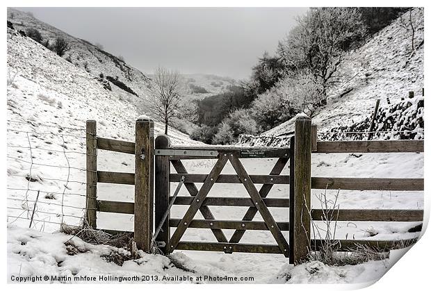 Gateway to a Slippery Slope Print by mhfore Photography