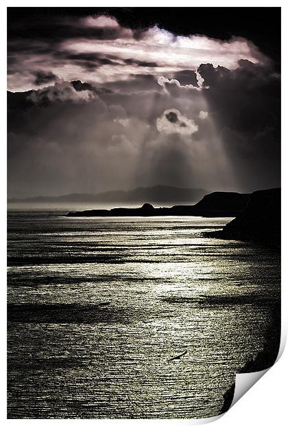Storm Clouds Over Skye Print by Andy Anderson