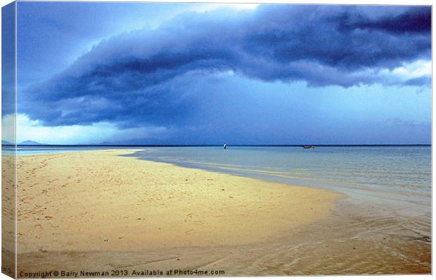 Stormy Weather Canvas Print by Barry Newman