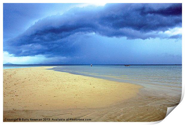 Stormy Weather Print by Barry Newman