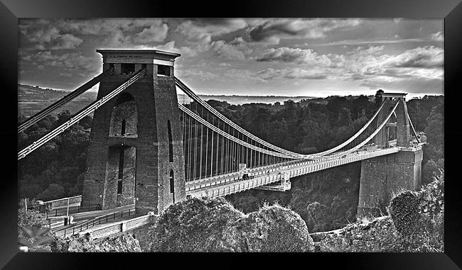 Clifton Suspension Bridge Framed Print by Simon West