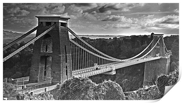 Clifton Suspension Bridge Print by Simon West