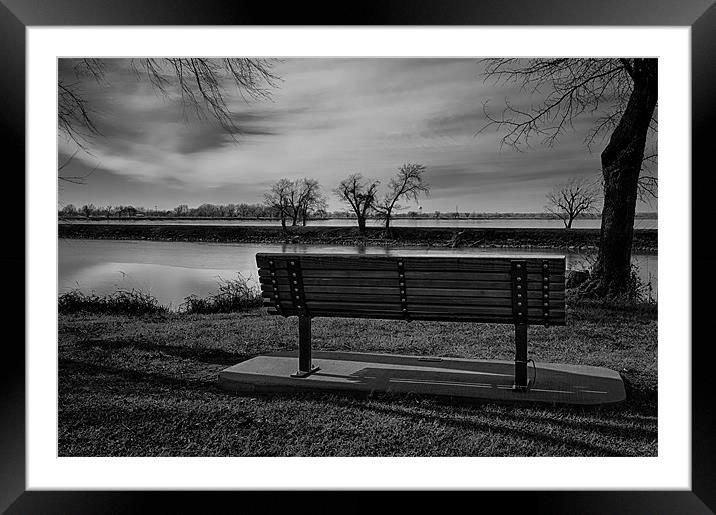 Cold Winters Day Framed Mounted Print by Doug Long