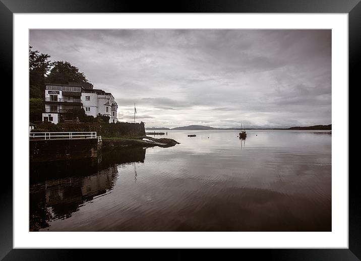 Crinan Harbour, Scotland, UK Framed Mounted Print by Mark Llewellyn