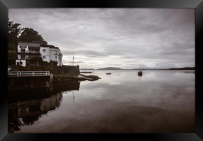 Crinan Harbour, Scotland, UK Framed Print by Mark Llewellyn